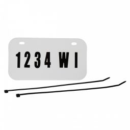 RAIDER WISCONSIN ATV / UTV License Plate Kit #FS-12000-1
