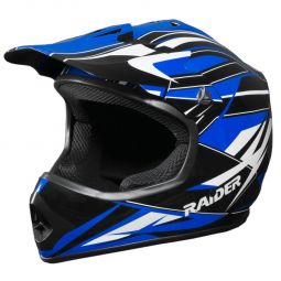RAIDER GX3 Youth MX Off-Road Helmet / Blue
