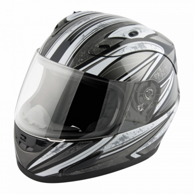 RAIDER OCTANE Full Face Helmet Silver / Gray #55-568S