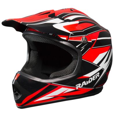RAIDER GX3 Youth MX Off-Road Helmet / Red