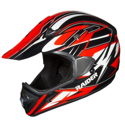 RAIDER RX1 Adult MX Off-Road Helmet / Red